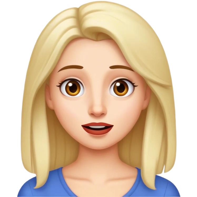 Marielle talking very weird emoji