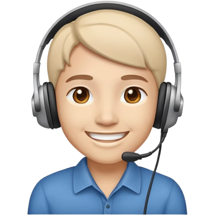 un émoji qui représente une personne qui travaille au drive  emoji