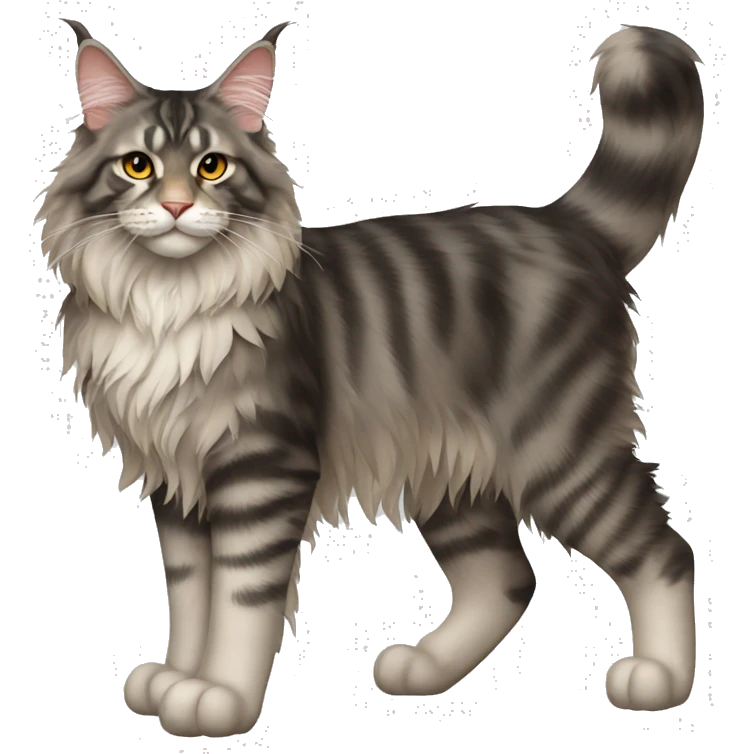 Maine Coon Cat Full Body emoji