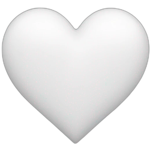 white heart emoji
