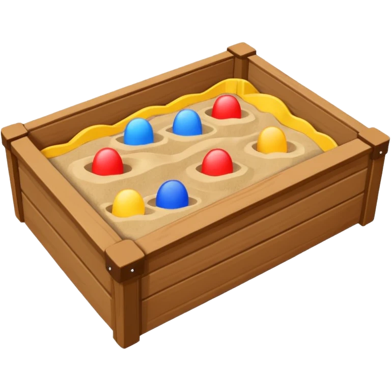 Sand box for children  emoji