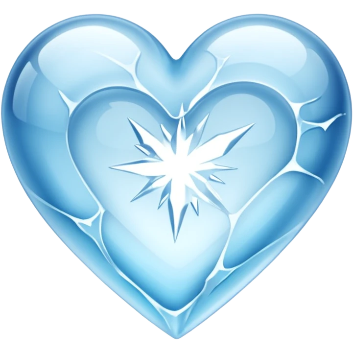 Cœur de glace emoji