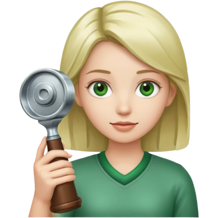 Girl with Stanley  emoji