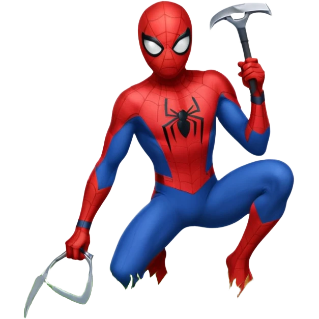 Spider-Man cut the grass emoji