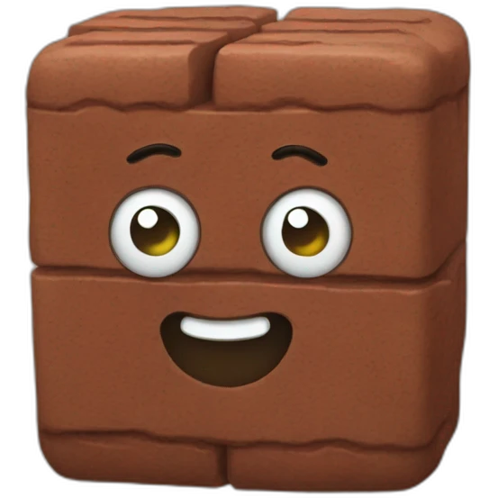 poo brick emoji