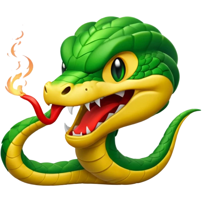 my nickname on the discord server is Little VIper, i want a animated emoji with the text "'Lil Viper Mad" with an angery little viper spitting emoji