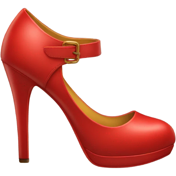 red high heels emoji
