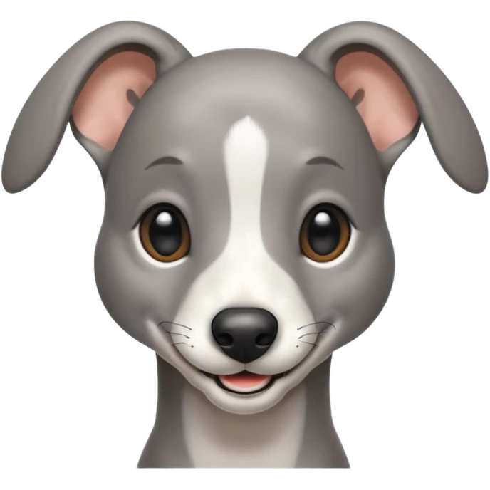 smile greyhound baby emoji
