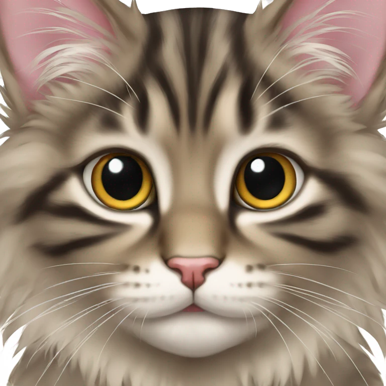 Maine coon kitten emoji