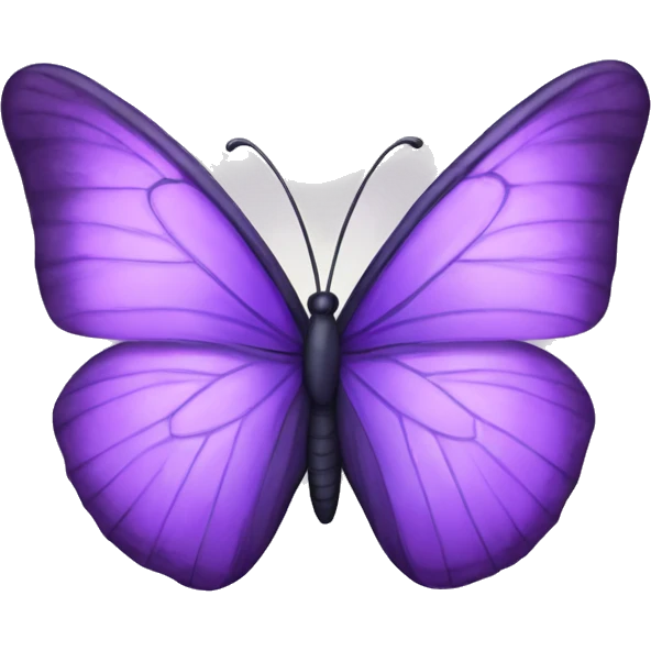 Purple butterfly  emoji