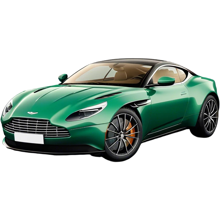 Aston Martin DB11 - Aston Martin (Model Year: 2022) (Iconic colour: Green) emoji