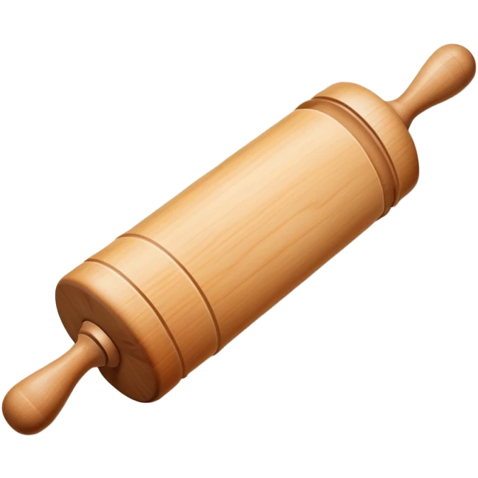 one rolling pin w/ two handles emoji