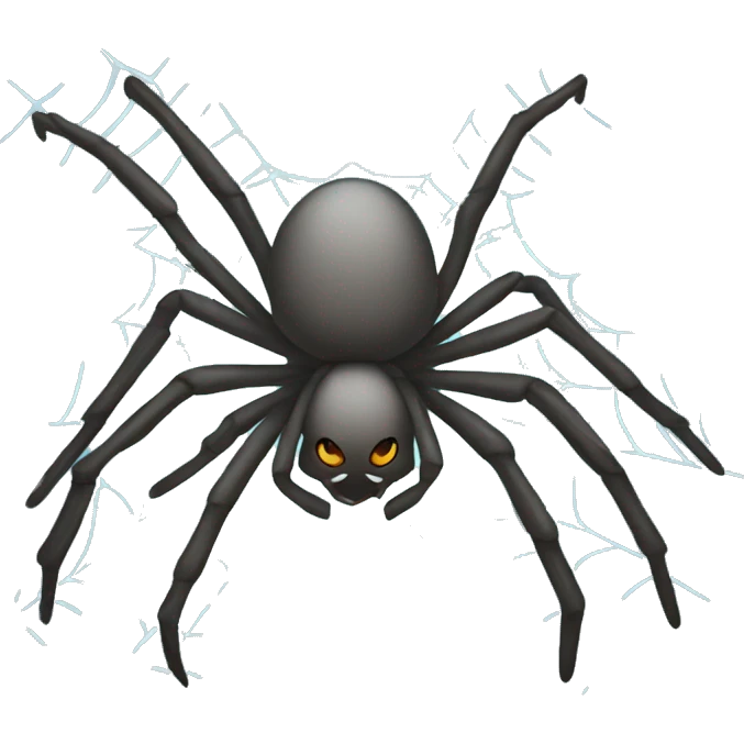 Spider with webs emoji