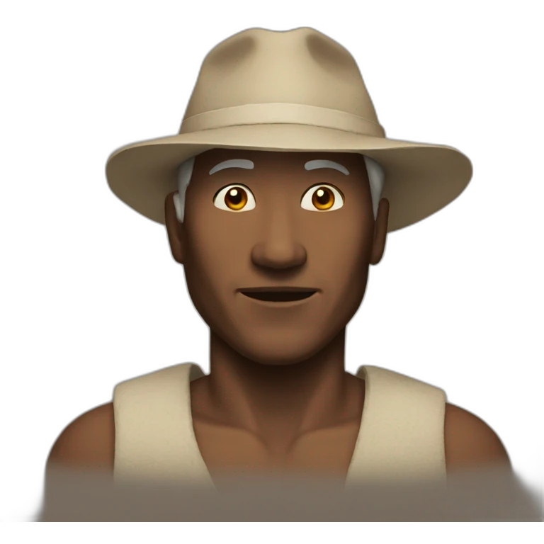A man Spirit emoji
