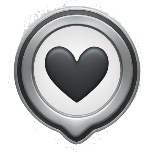 I want an emoji that i can paste with the logo of Audi but the second ring of the logo to be a heart emoji
