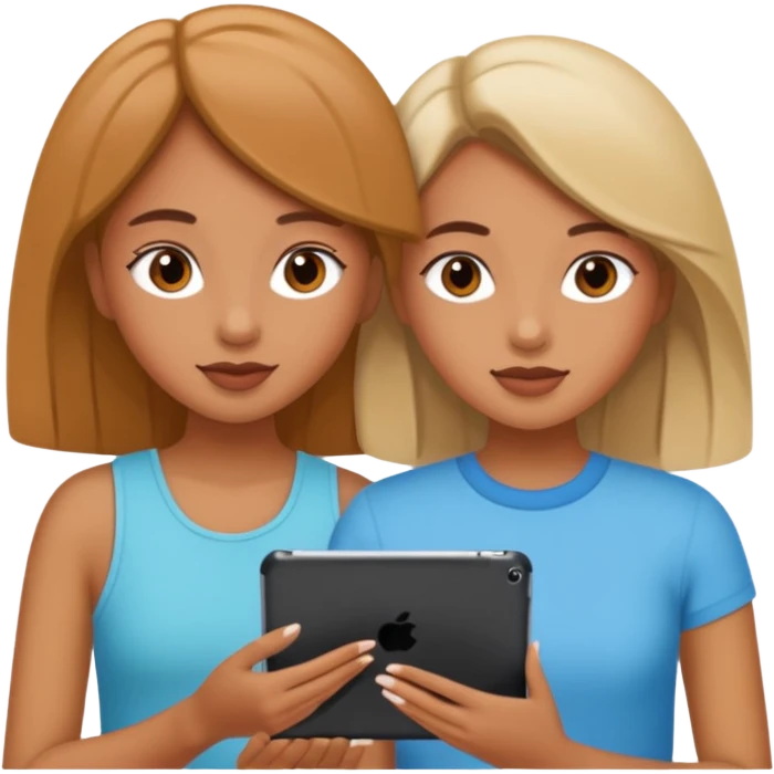 Bestir on iPad with bestie emoji