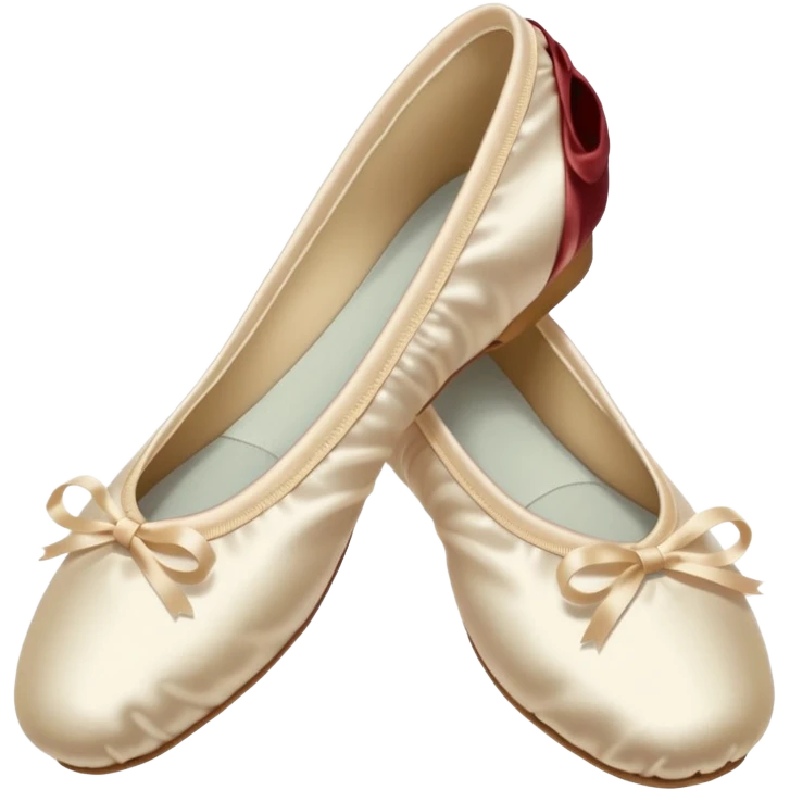 Ivory ballet shoes emoji