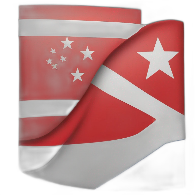 Russia flag and Singapore Flag emoji