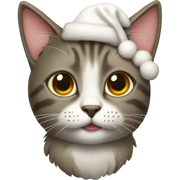 Christmas cat emoji