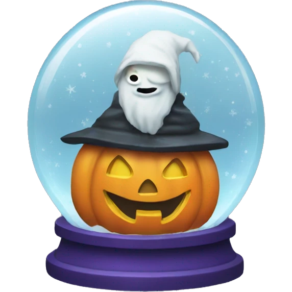 Halloween Snow Globe emoji