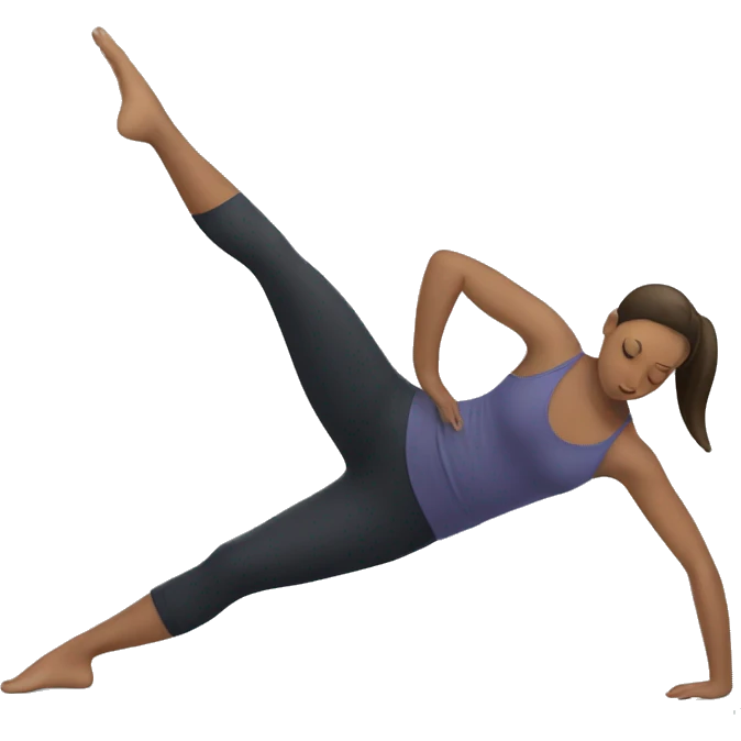 Pilates stretch emoji