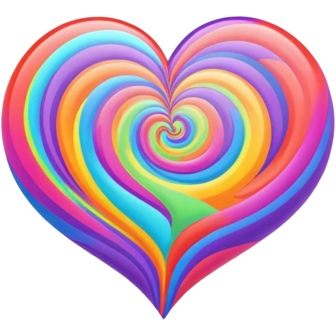 Trippy love  emoji