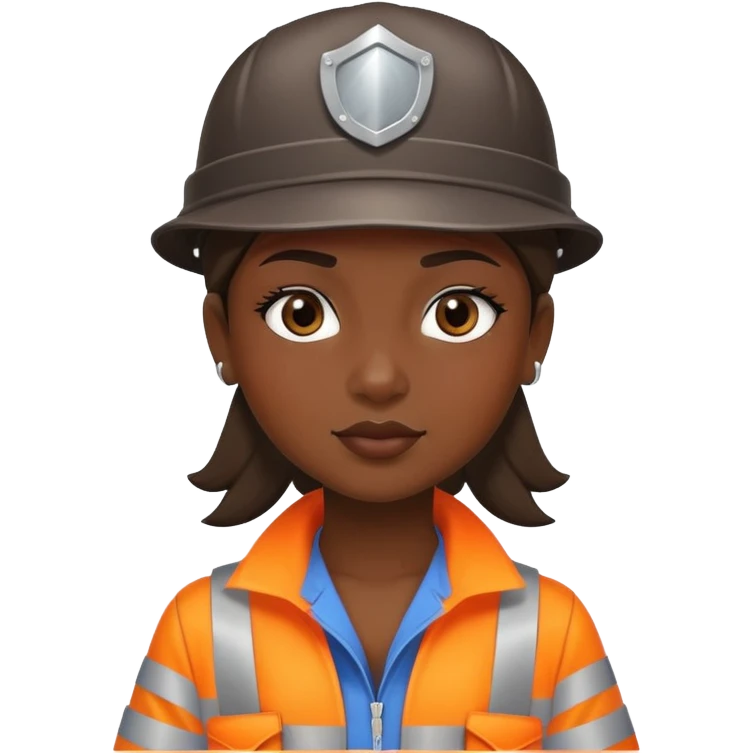 Girl dressed as a roadman emoji