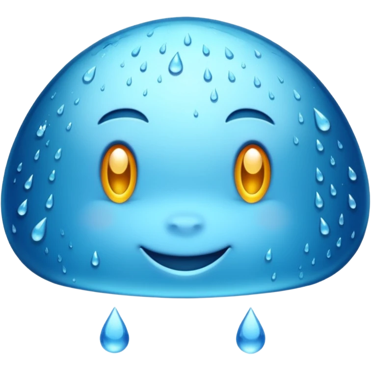 raining on windshield emoji