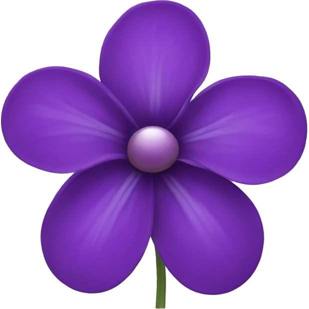 Violet flower emoji