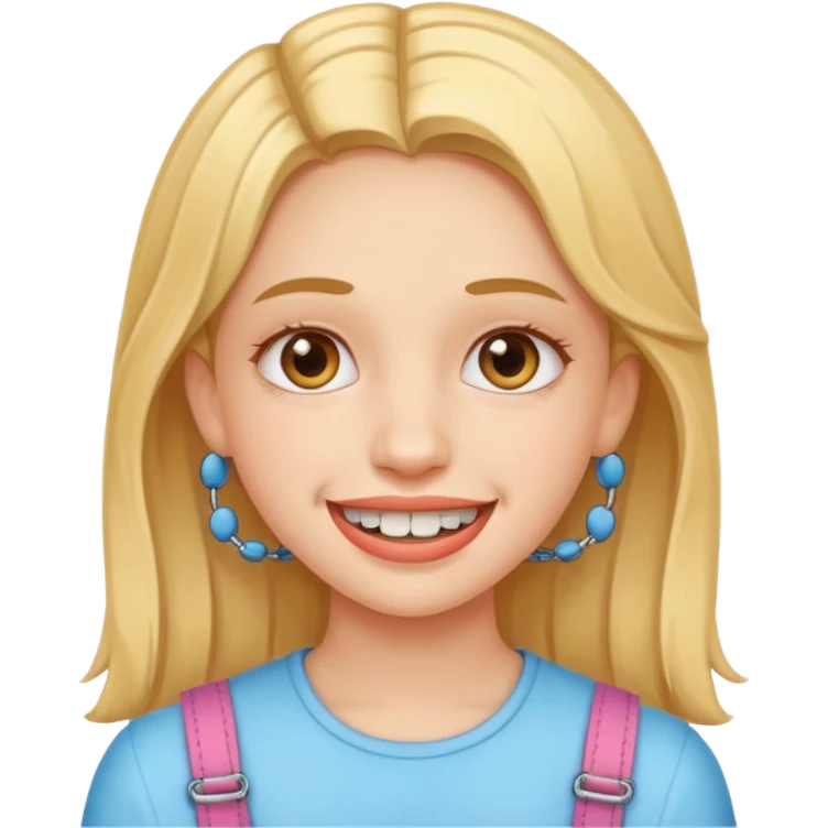 girl with braces emoji