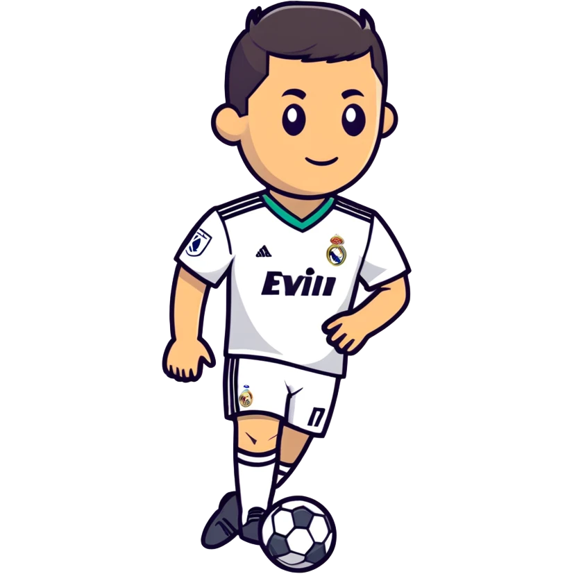 RONALDO WEARING REAL MADRID SHIRT emoji