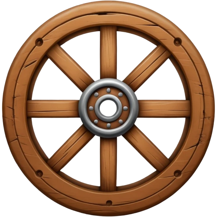 wooden wheel emoji