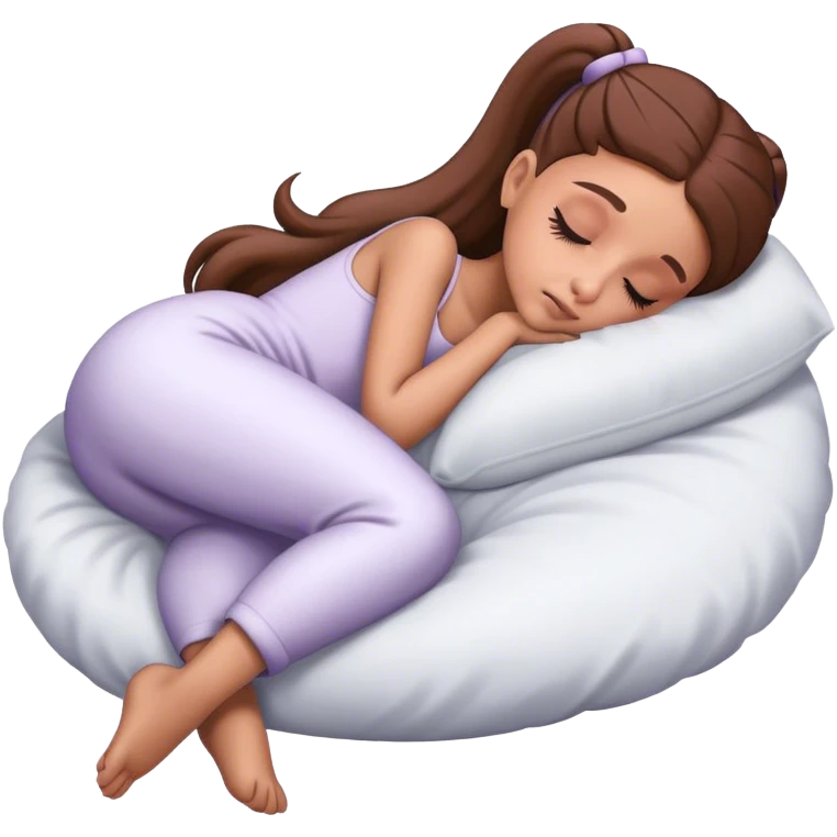 Ariana Grande sleeping emoji