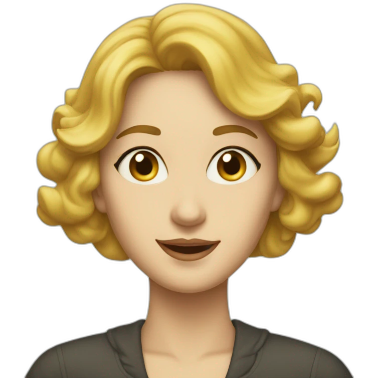 woman from the cover of In The Aeroplane Over The Sea emoji