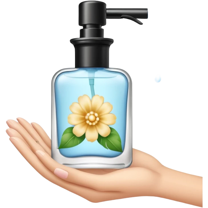 spraying perfume emoji