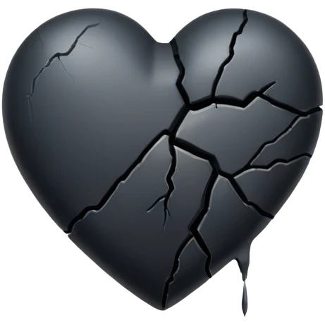 Mending black heart  emoji