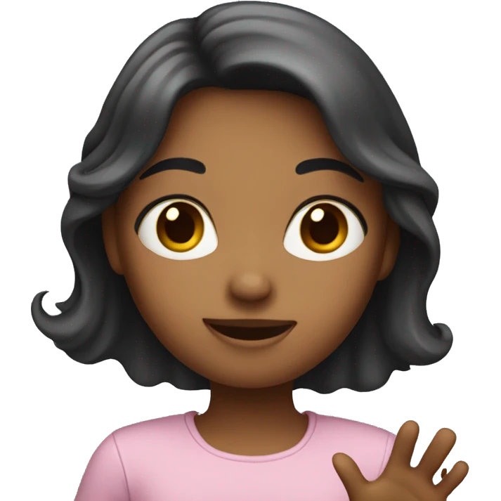 Girl with her hand out emoji
