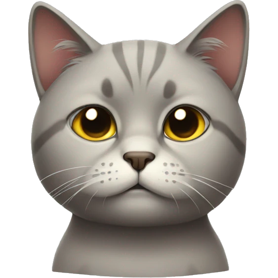 Cat looking sad emoji