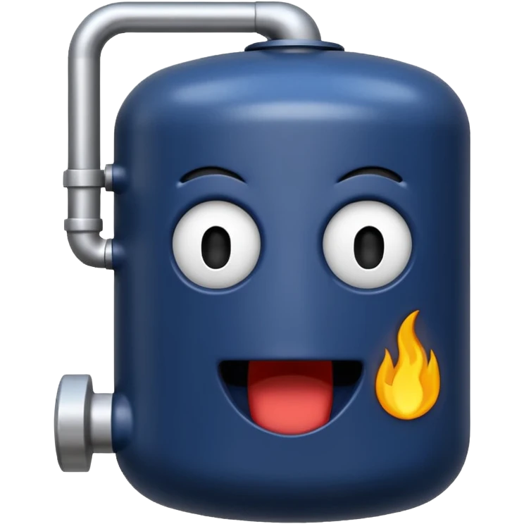 navy blue boiler emoji modern no face detailed emoji