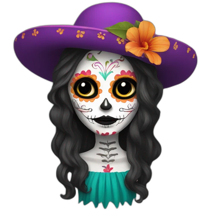 catrina pelo largo emoji