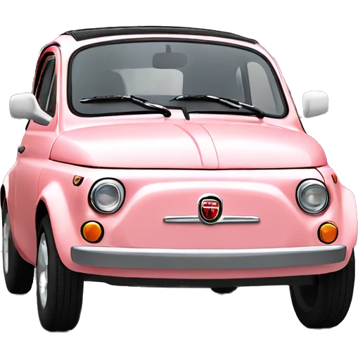 Fiat 500e rosé  emoji
