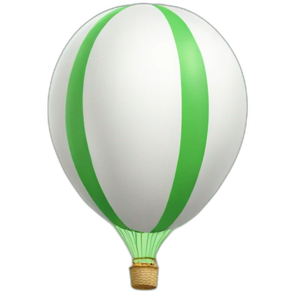 Ballon vert emoji