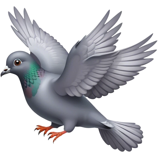 pigeon flying emoji