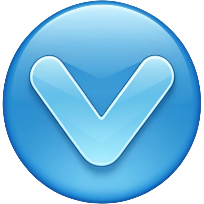 Tiktok Mavi tik emoji