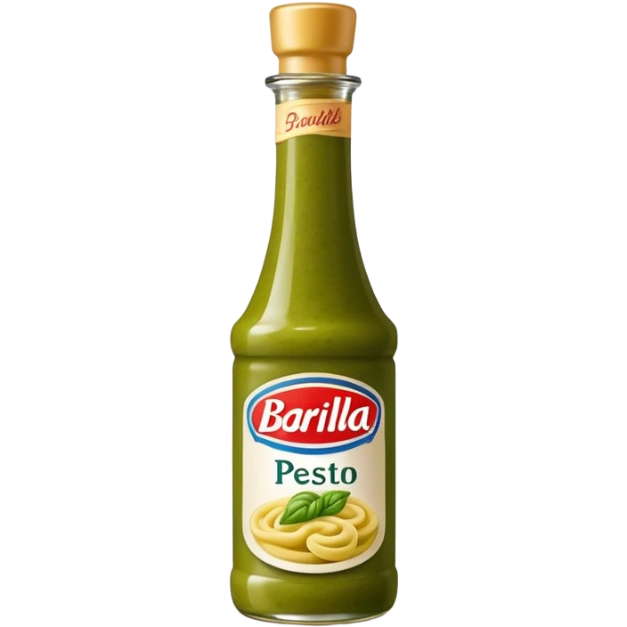 Barilla, Pesto Sauce bottle emoji