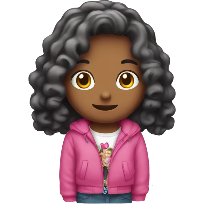 a latin person hello kitty emoji