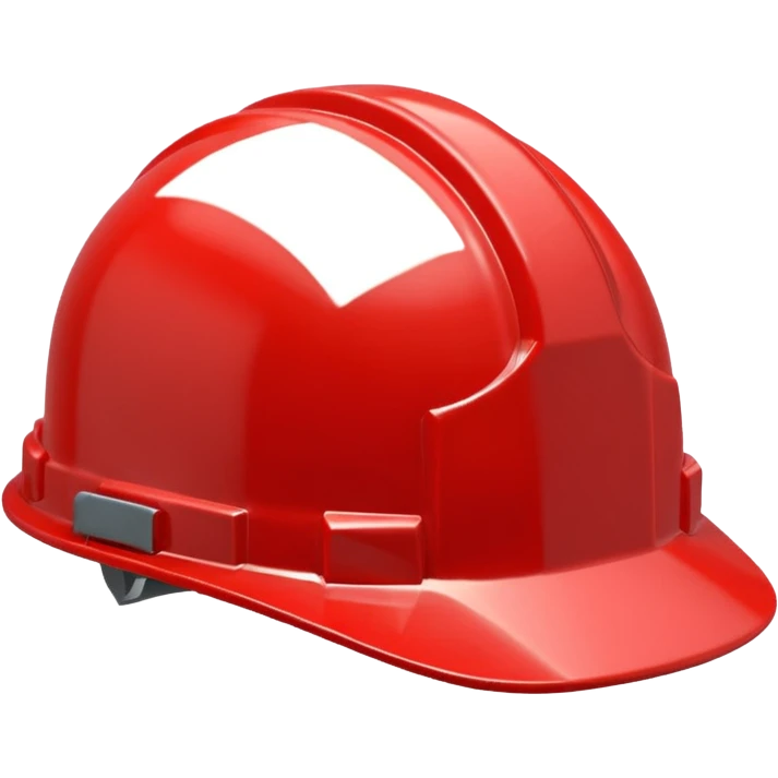 сделай красную строительную каску без человека emoji