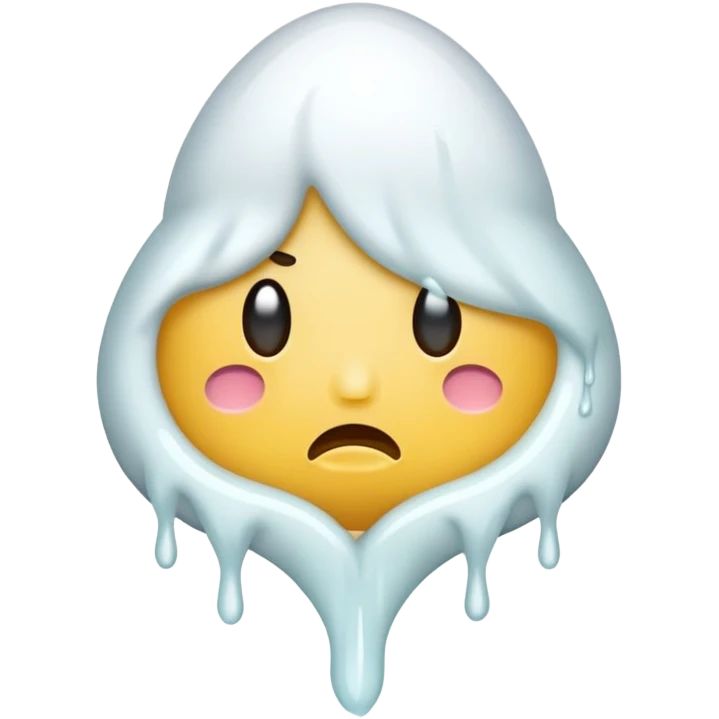  - loudly crying vagina emoji
- also with pubes 
-and leaking white subsance 
-make the face a vagina insted of face  emoji