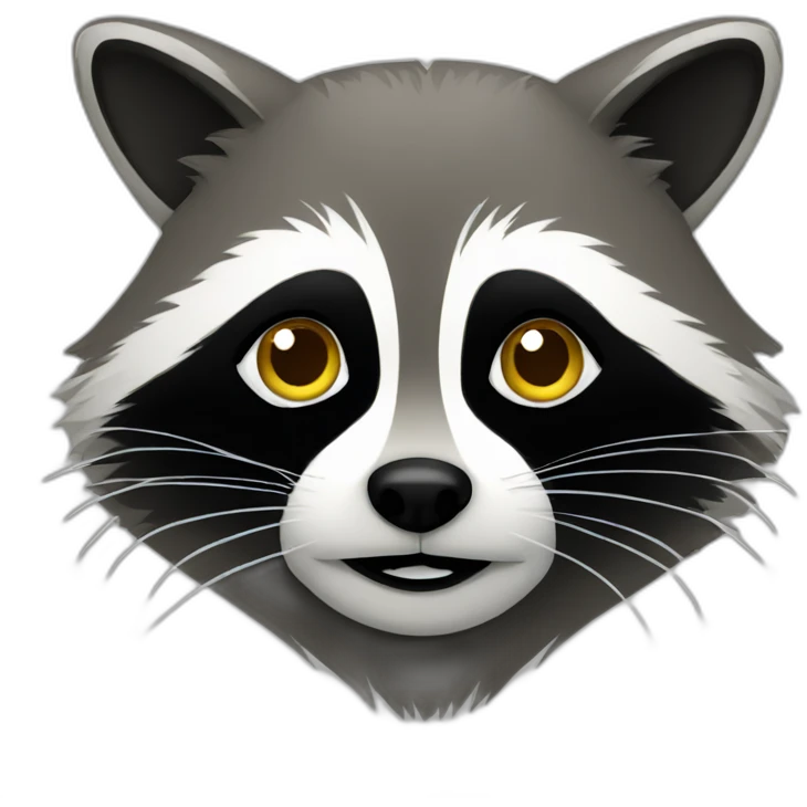 racoon coding emoji