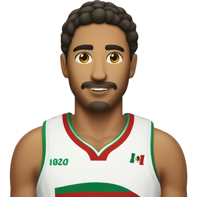 mexican basketball player with #33 jersey  emoji